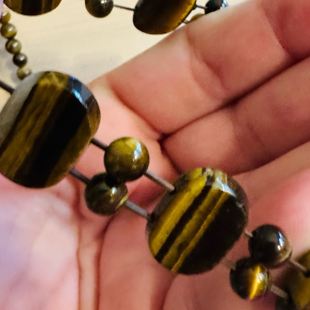 Two-Tiger Eye bracelets - Picture 2 of 6